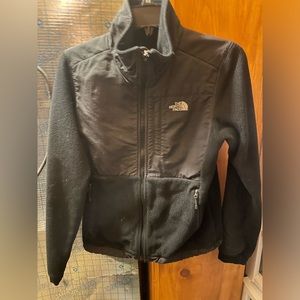 Black the north face jacket xs
